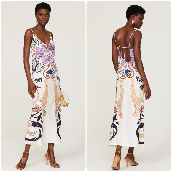 Carolina K Dresses & Skirts - Carolina K slip dress Floral Print Maxi size L